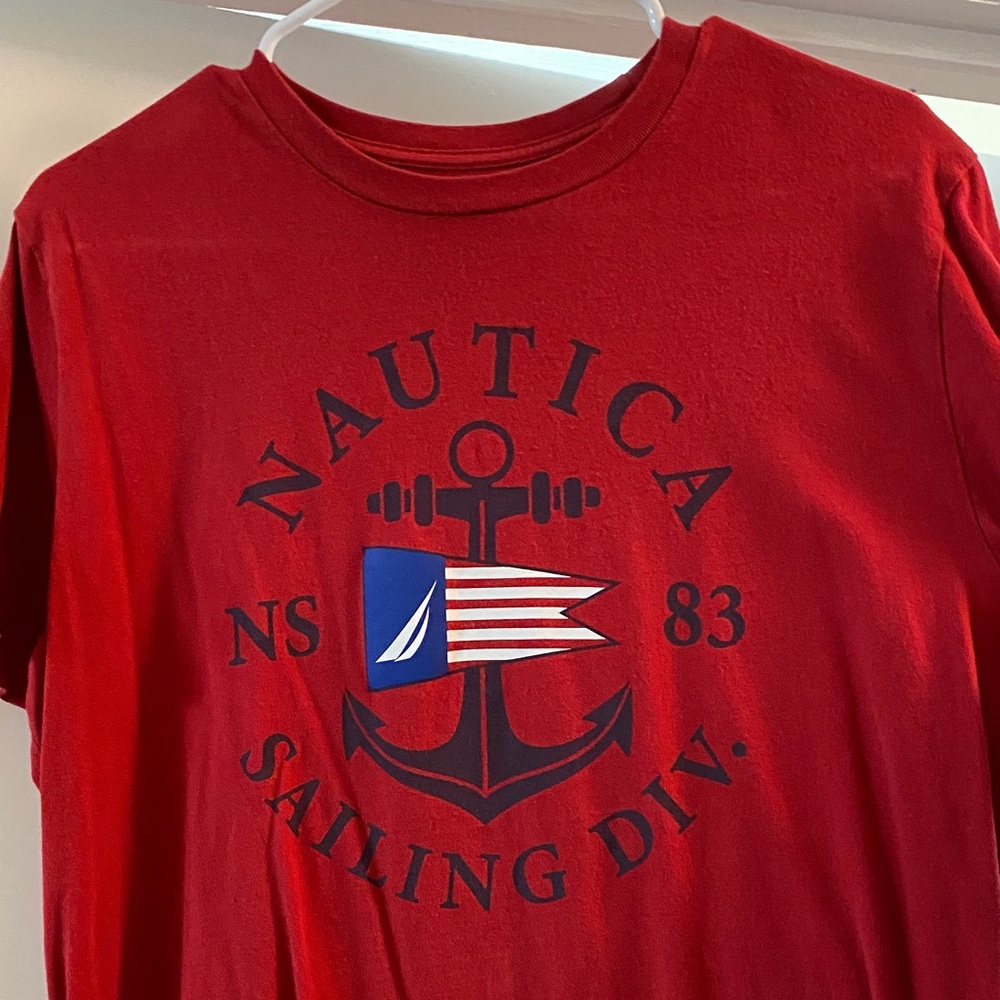 Nautica Red Sailing Division Tee